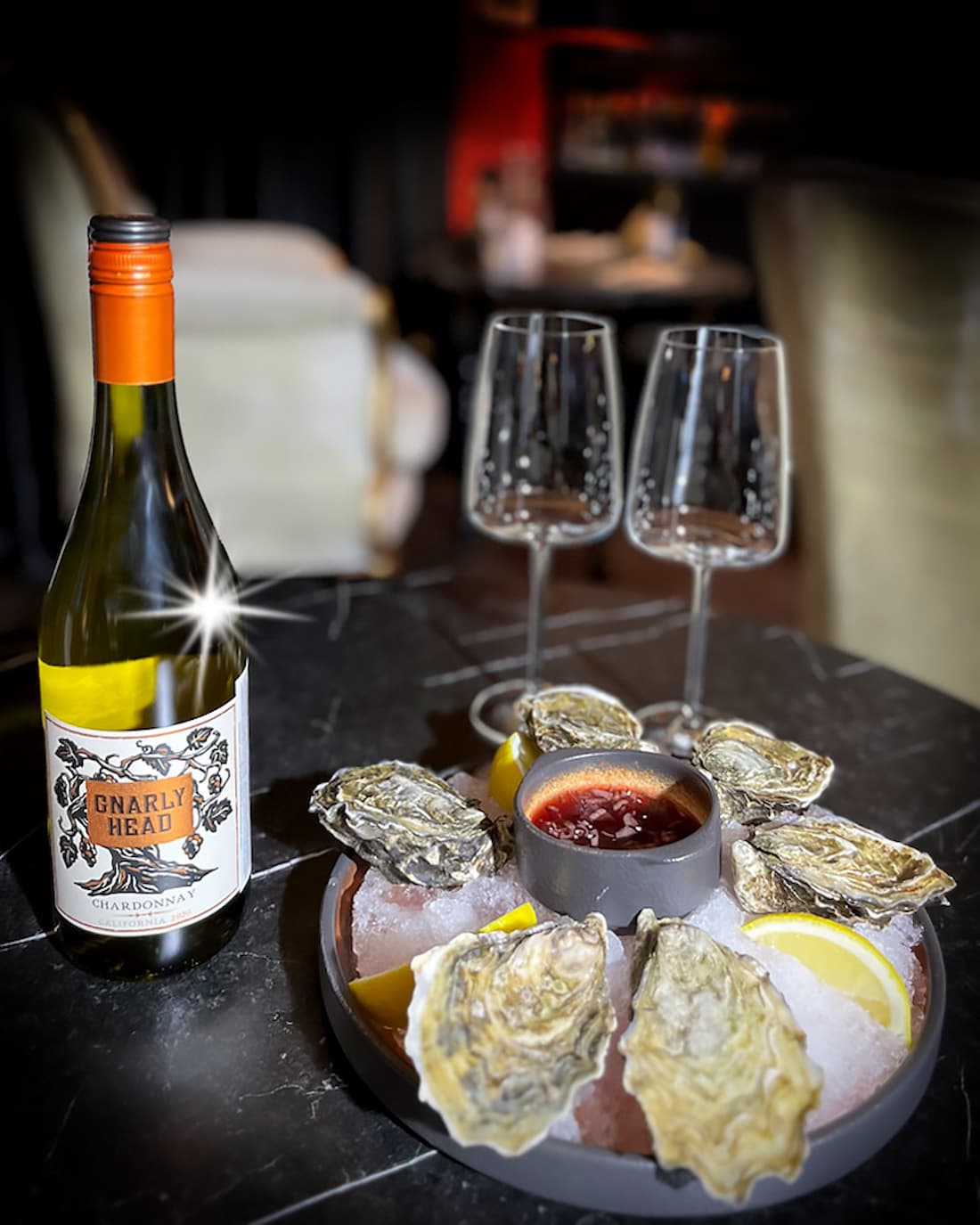 Set Oysters Gillardeau №2 + Gnarly Head Chardonnay 13,5% (0,75) заказать доставку ROJO ресторан Алматы